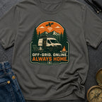 Camped But Connected - T-Shirt