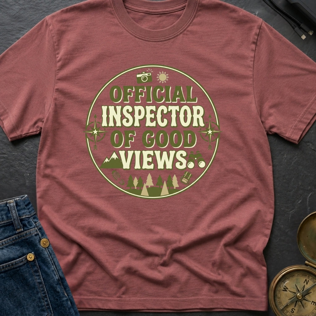Official Inspector Of Good Views - T-Shirt