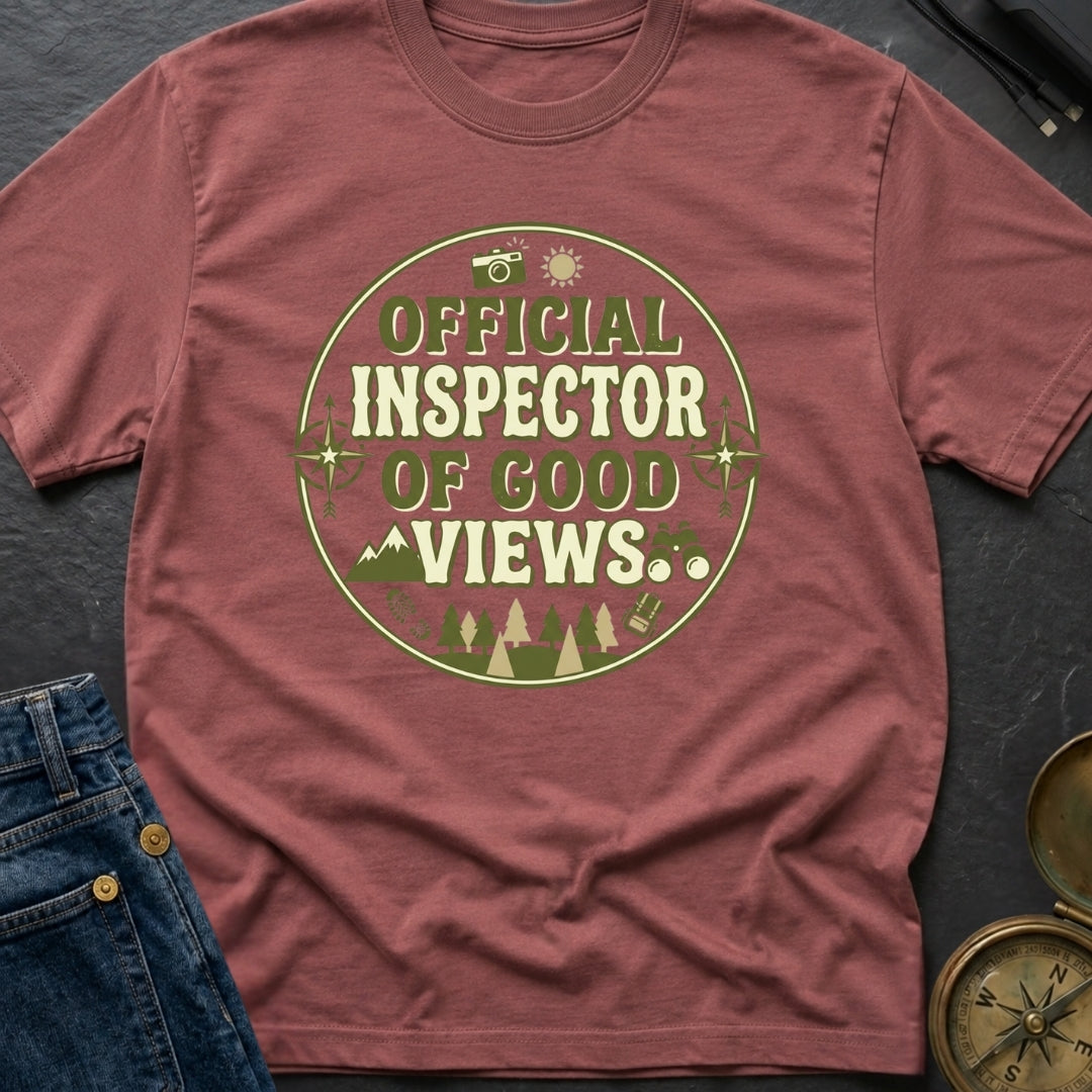 Official Inspector Of Good Views - T-Shirt