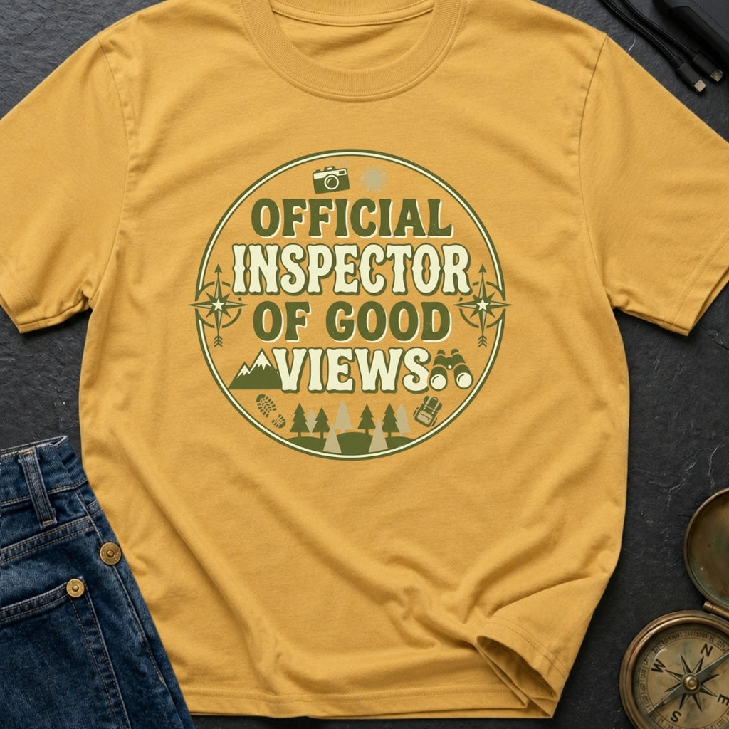 Official Inspector Of Good Views - T-Shirt
