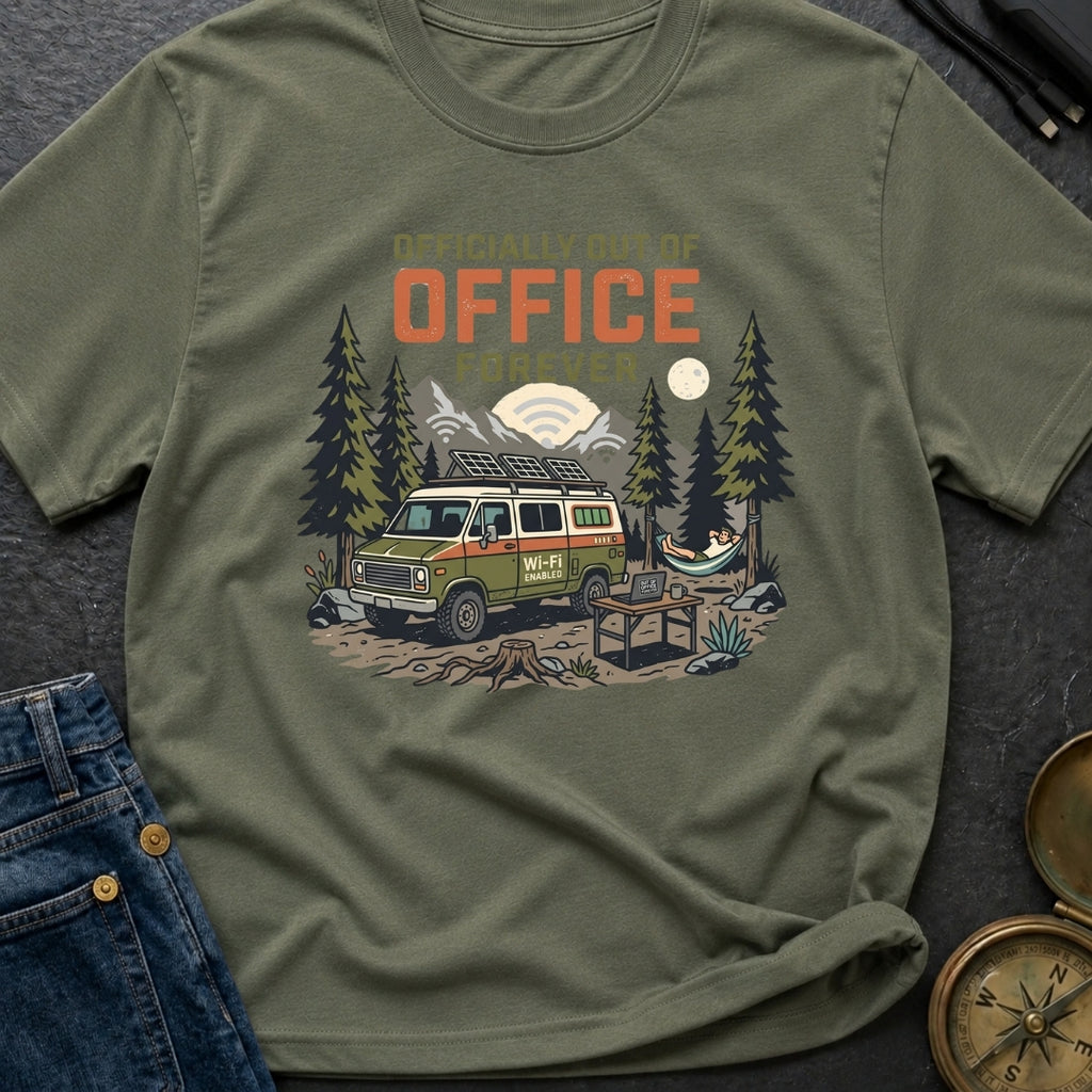 Officially Out Of Office Forever - T-Shirt