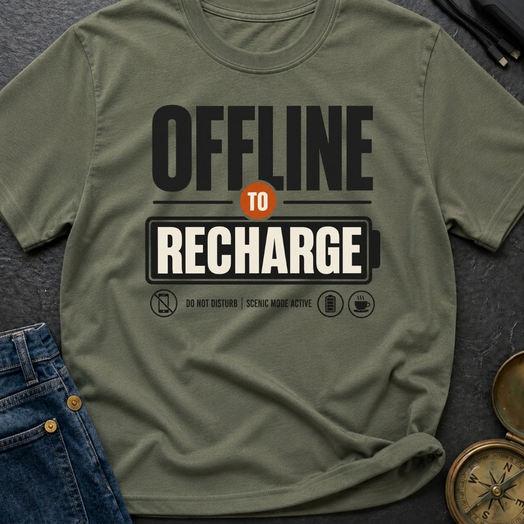 Offline To Recharge - T-Shirt