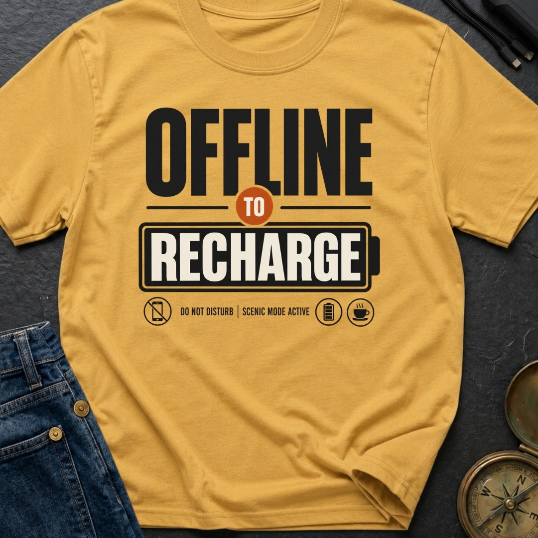 Offline To Recharge - T-Shirt
