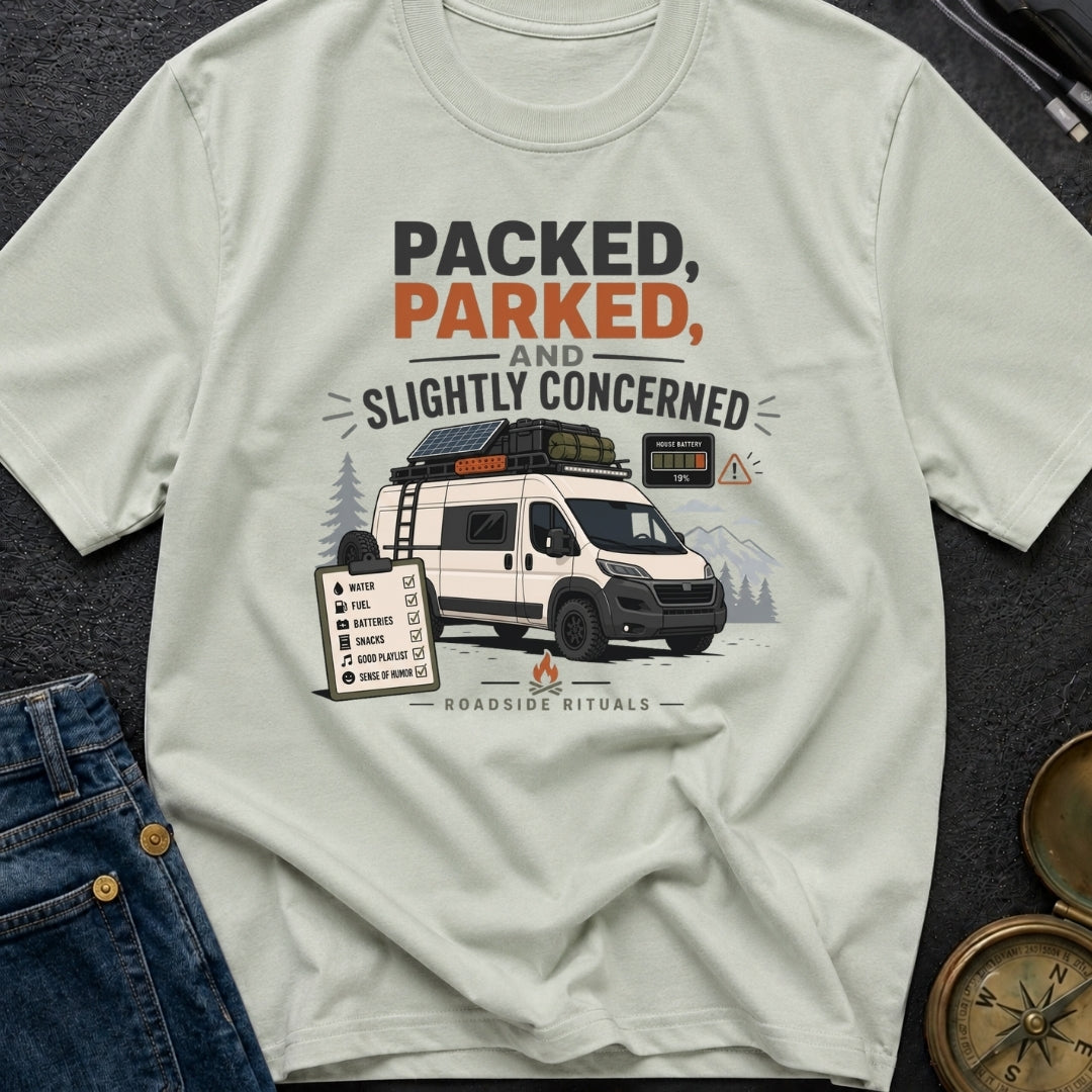 Packed Parked And Slightly Concerned - T-Shirt