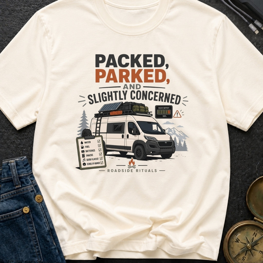 Packed Parked And Slightly Concerned - T-Shirt