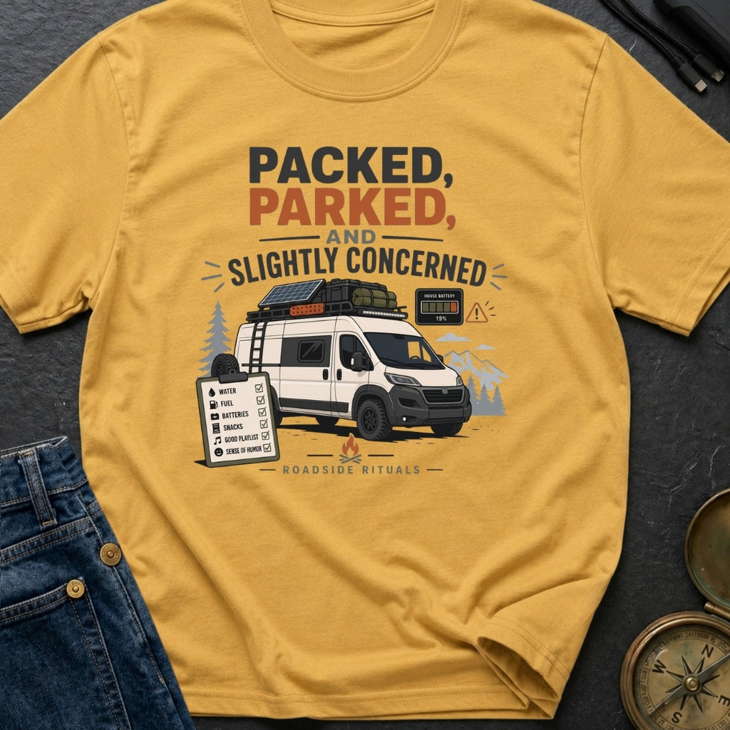 Packed Parked And Slightly Concerned - T-Shirt
