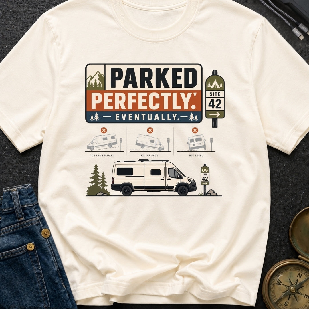 Parked Perfectly Eventually - T-Shirt