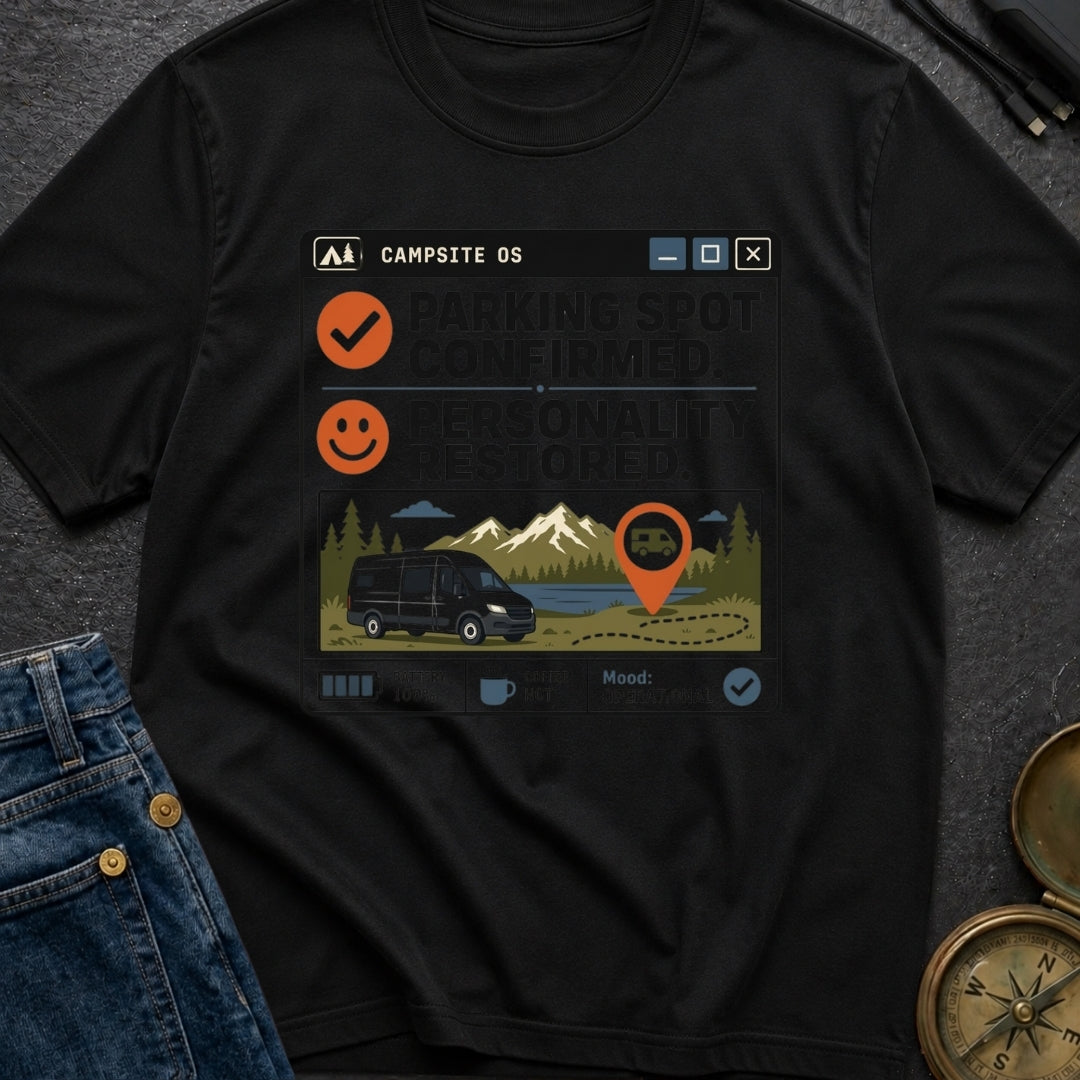Parking Spot Confirmed Personality Restored - T-Shirt