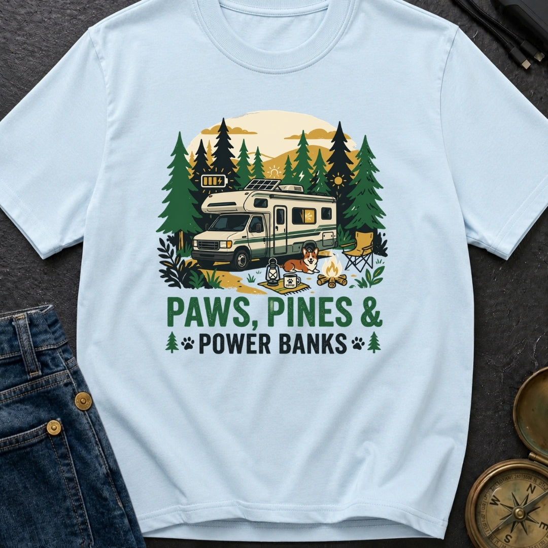 Paws Pines Power Banks - T-Shirt