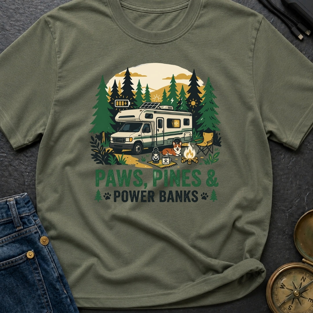 Paws Pines Power Banks - T-Shirt