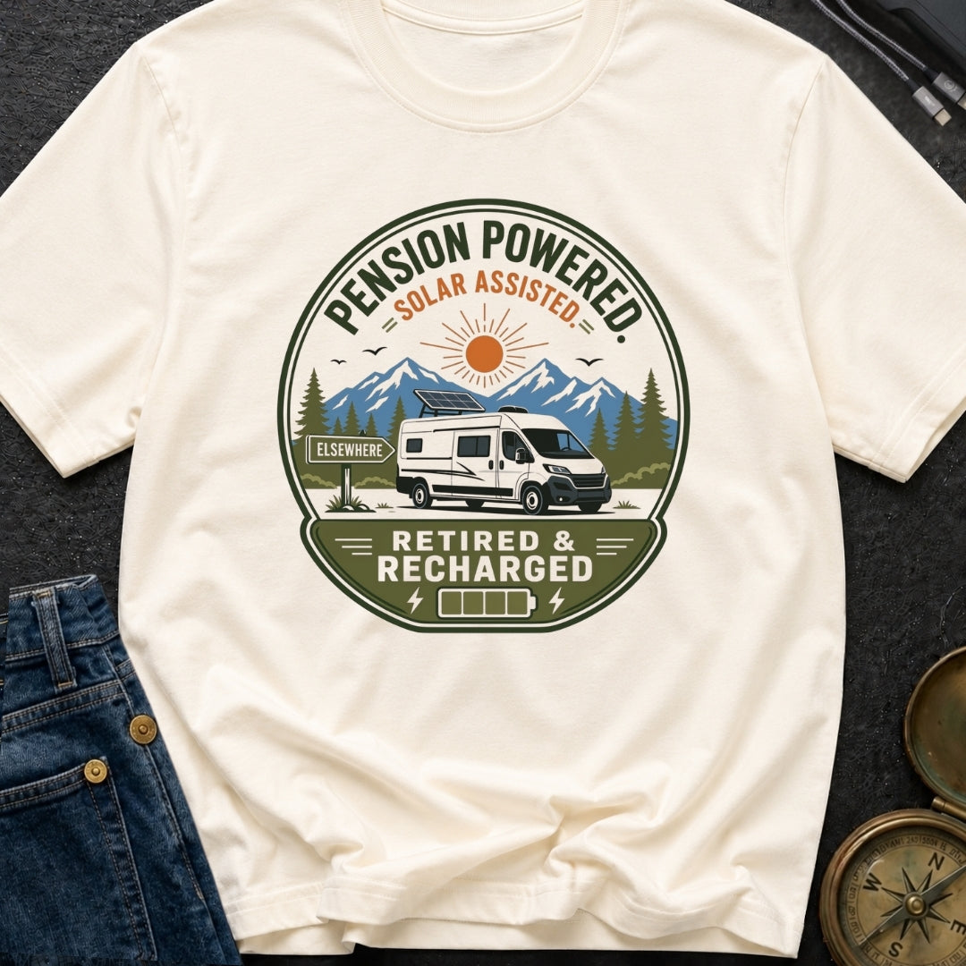 Pension Powered Solar Assisted - T-Shirt