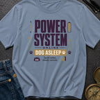 Power System Online Dog Asleep - T-Shirt