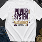 Power System Online Dog Asleep - T-Shirt