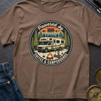 Powered By Coffee and Campgrounds - T-Shirt
