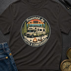 Powered By Coffee and Campgrounds - T-Shirt
