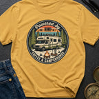 Powered By Coffee and Campgrounds - T-Shirt