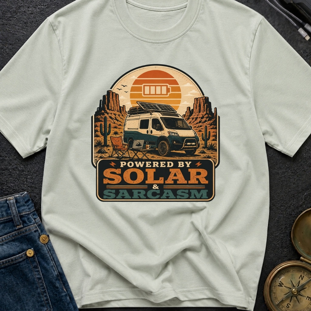 Solar Powered Sarcasm - T-Shirt