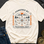 Powered By Sunshine And Technology - T-Shirt