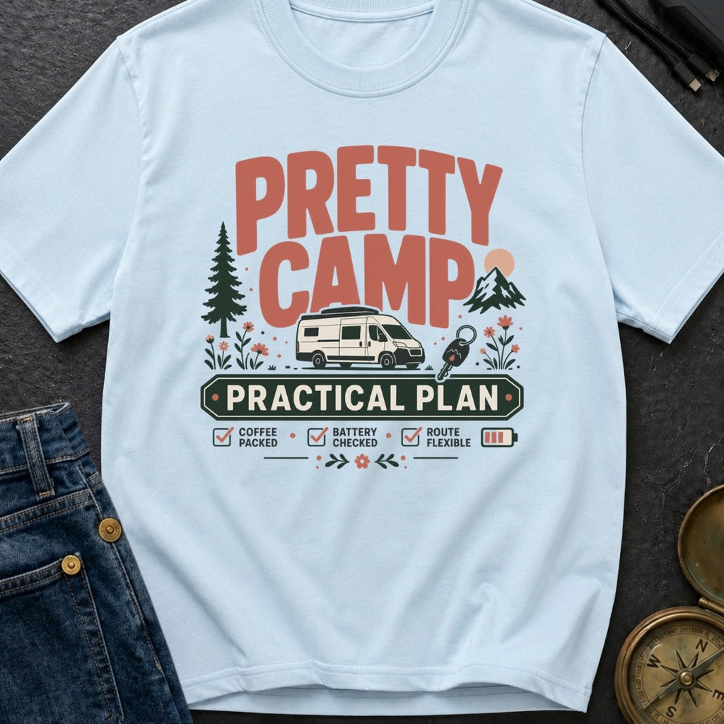 Pretty Camp Practical Plan - T-Shirt