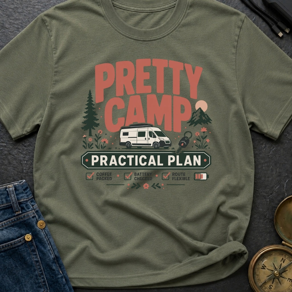 Pretty Camp Practical Plan - T-Shirt