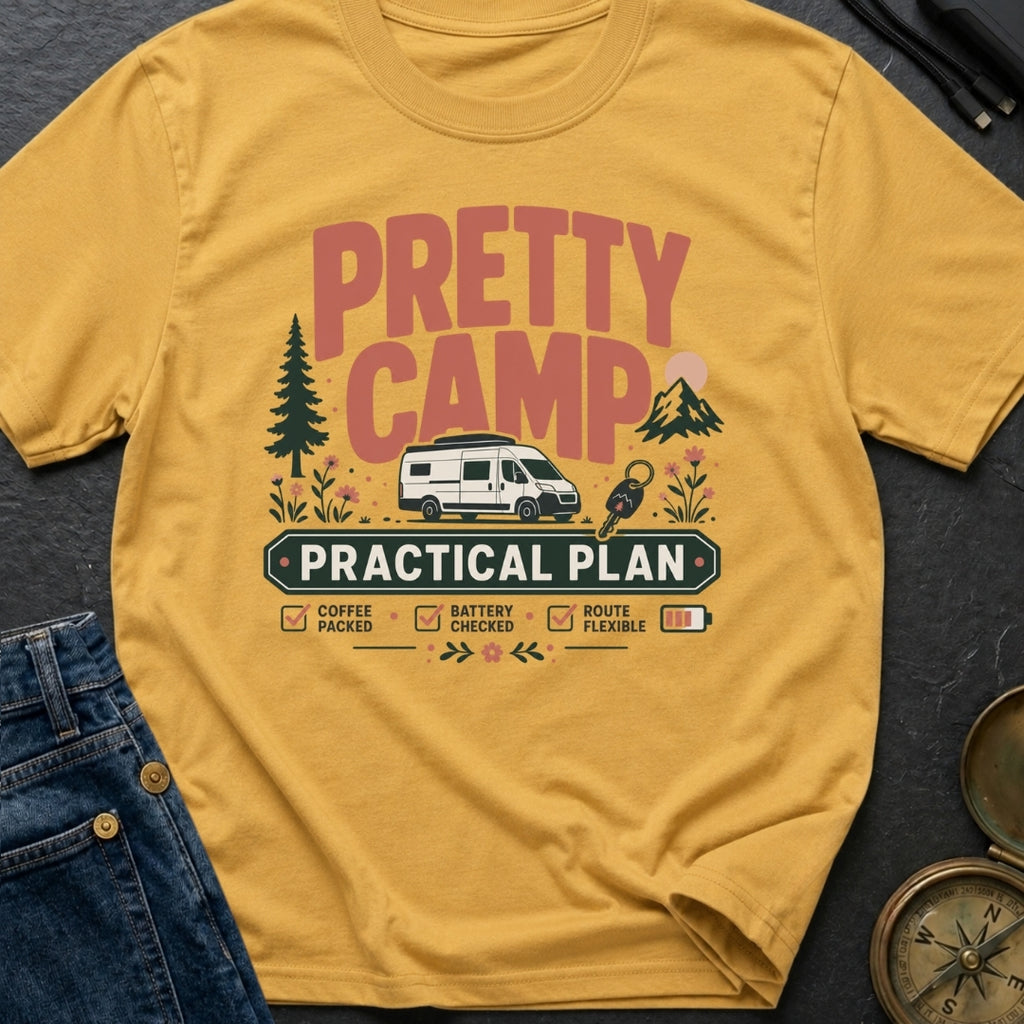 Pretty Camp Practical Plan - T-Shirt