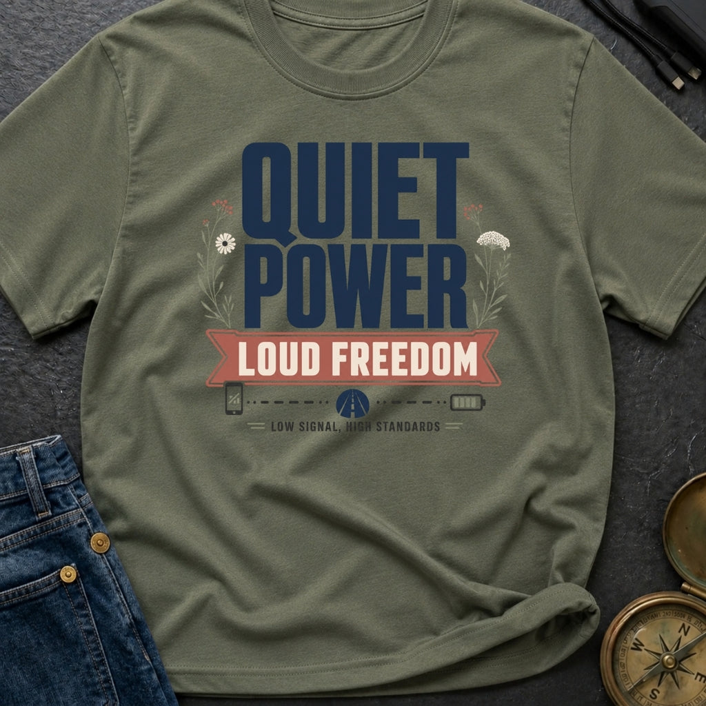 Quiet Power Loud Freedom - T-Shirt