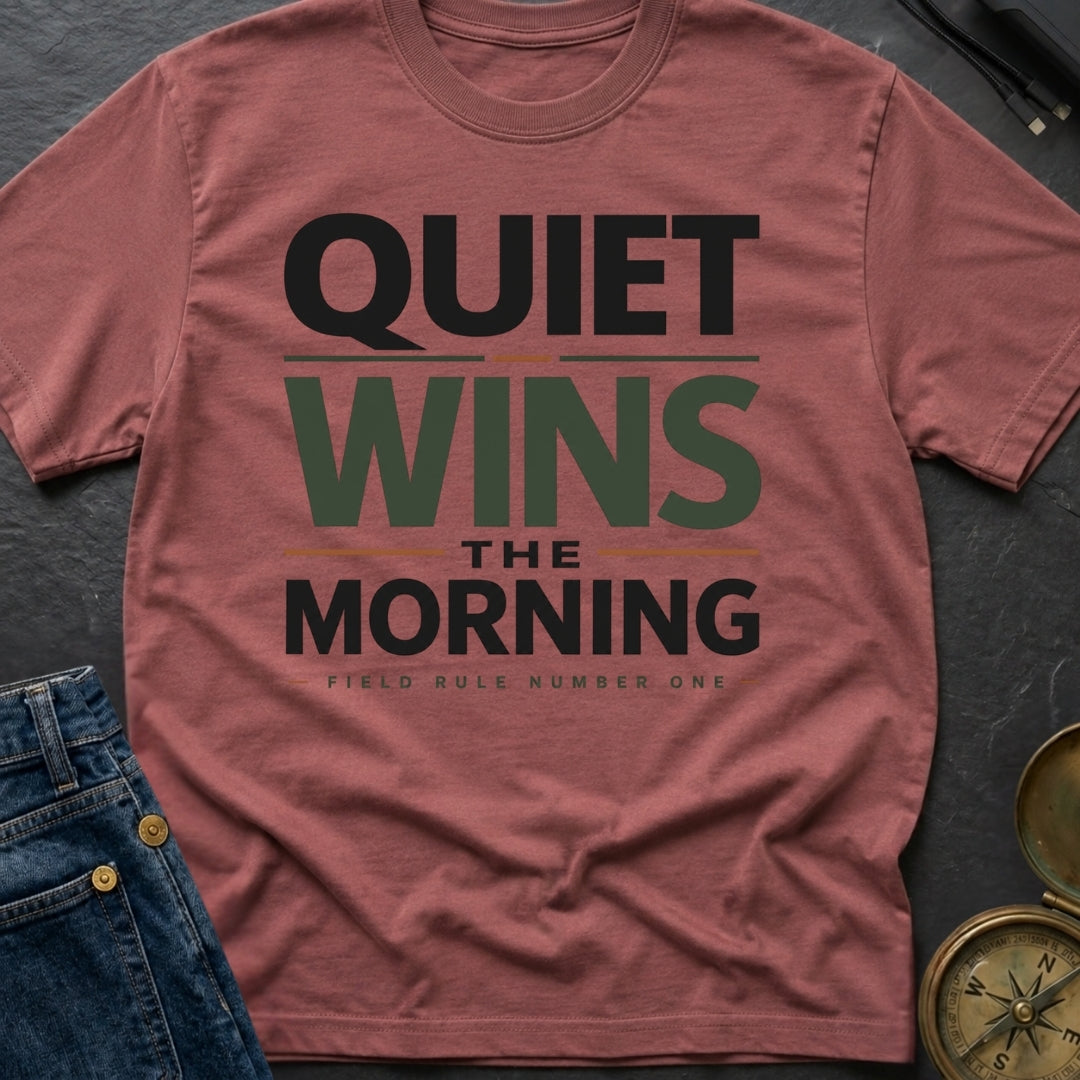 Quiet Wins Mornings - T-Shirt