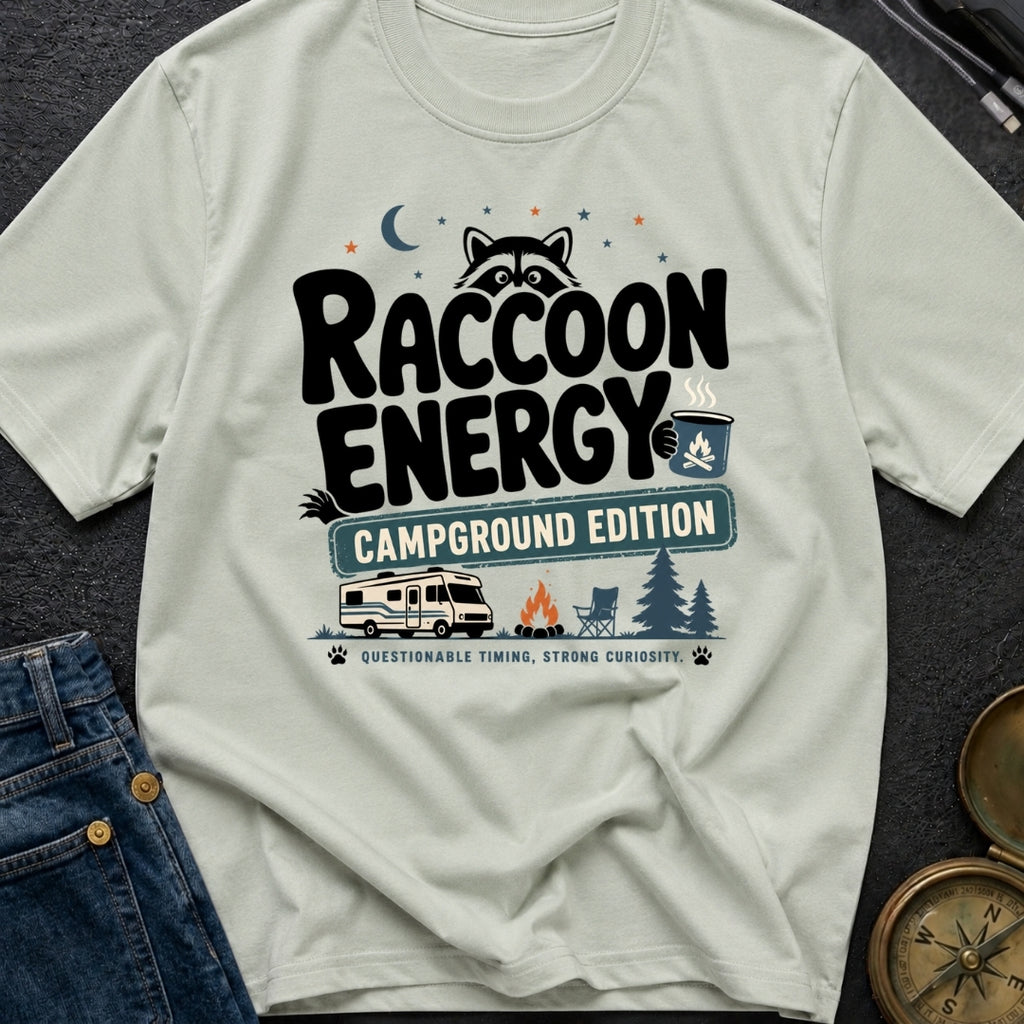Raccoon Energy Campground Edition - T-Shirt