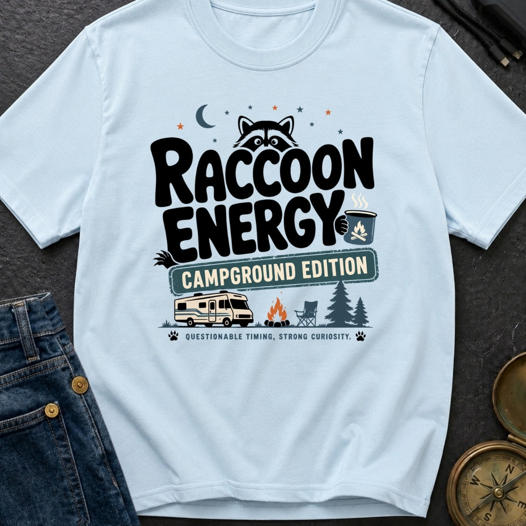 Raccoon Energy Campground Edition - T-Shirt