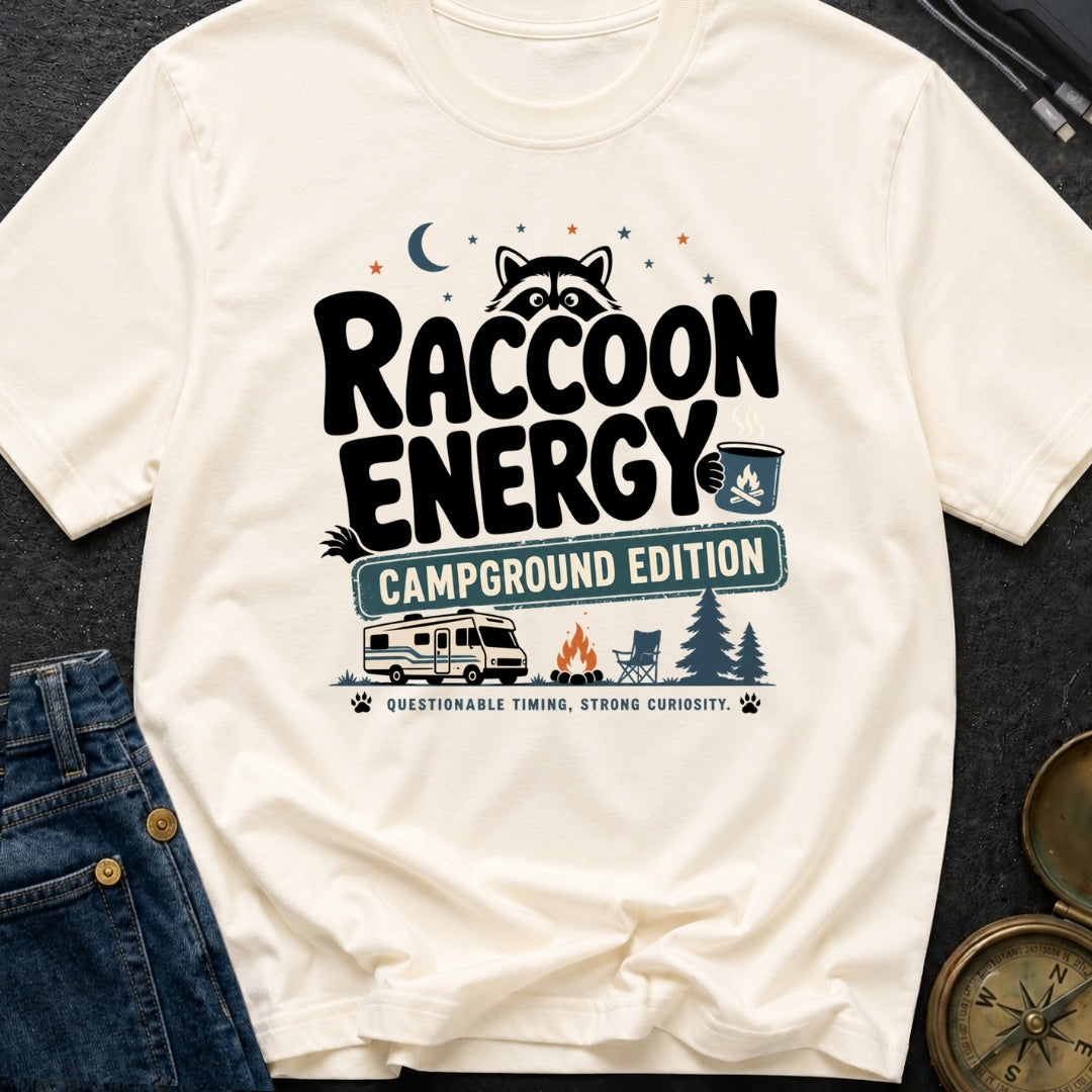 Raccoon Energy Campground Edition - T-Shirt