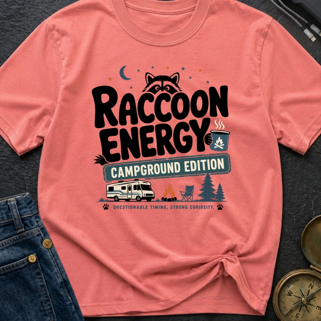 Raccoon Energy Campground Edition - T-Shirt
