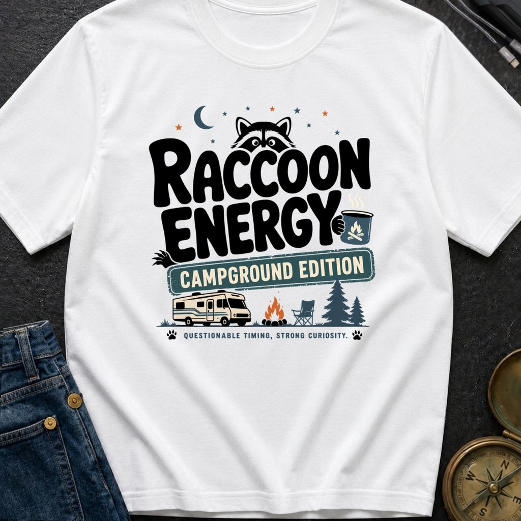 Raccoon Energy Campground Edition - T-Shirt