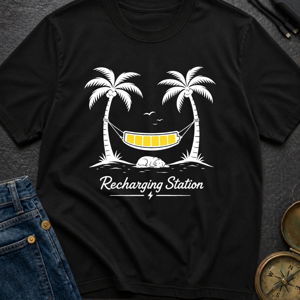 Unplug To Recharge - T-Shirt