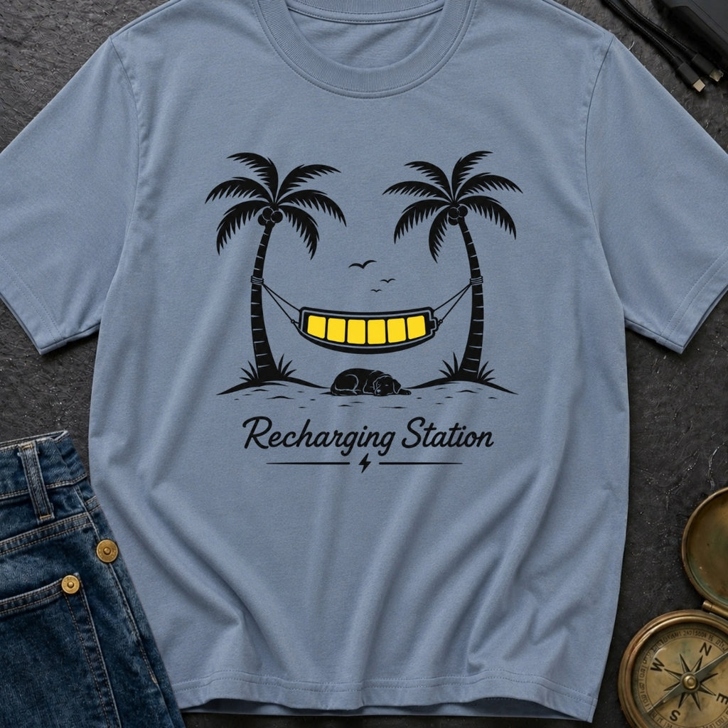 Unplug To Recharge - T-Shirt