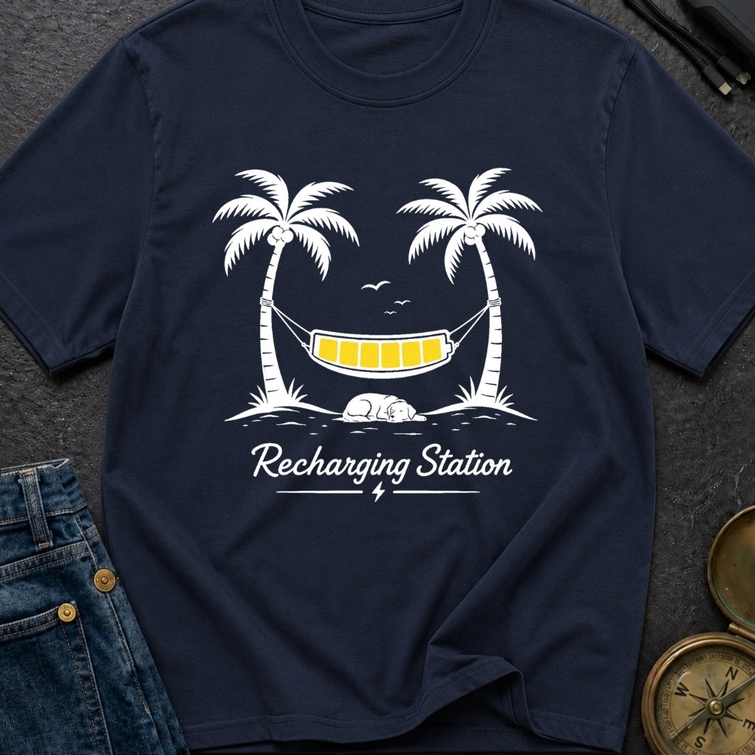 Unplug To Recharge - T-Shirt
