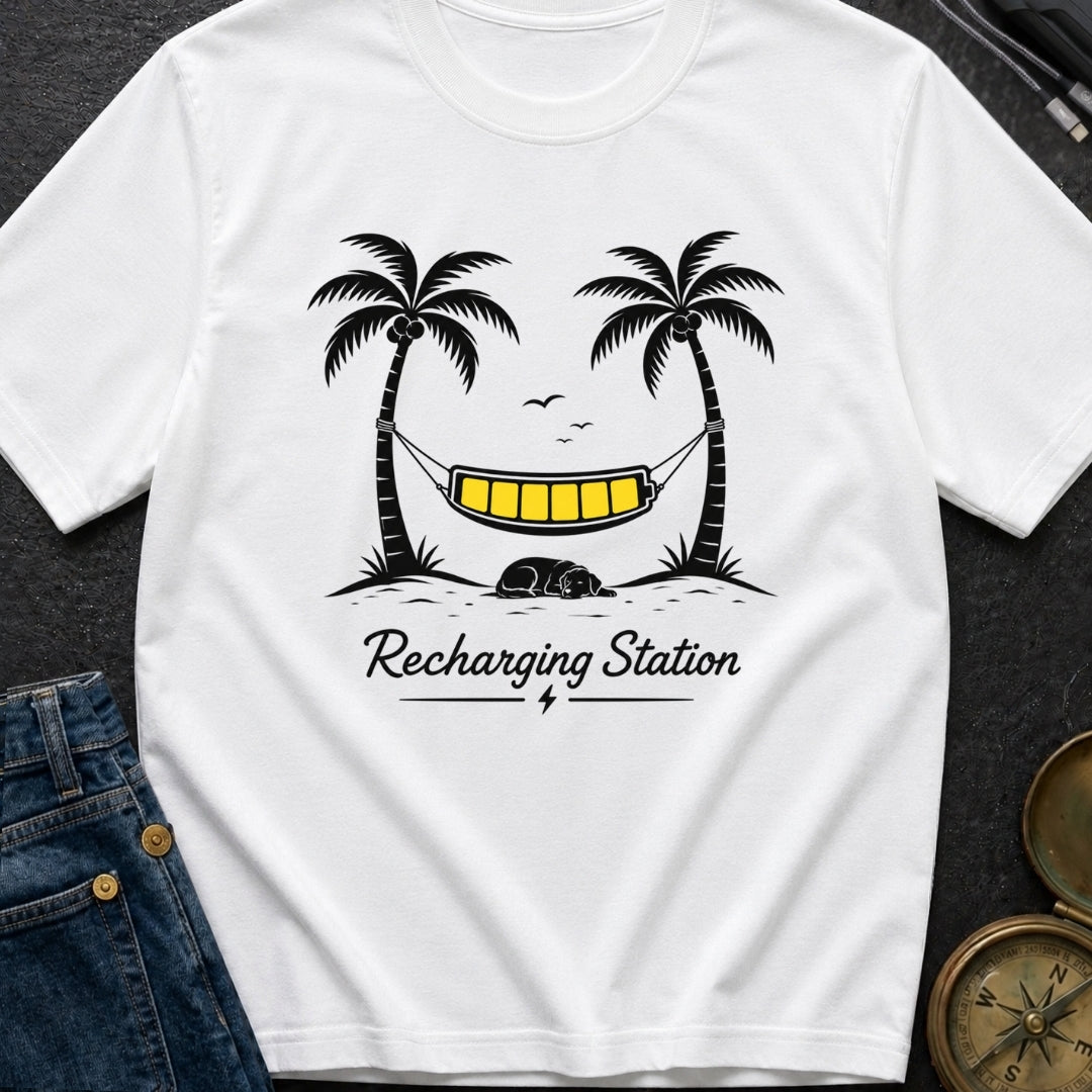 Unplug To Recharge - T-Shirt