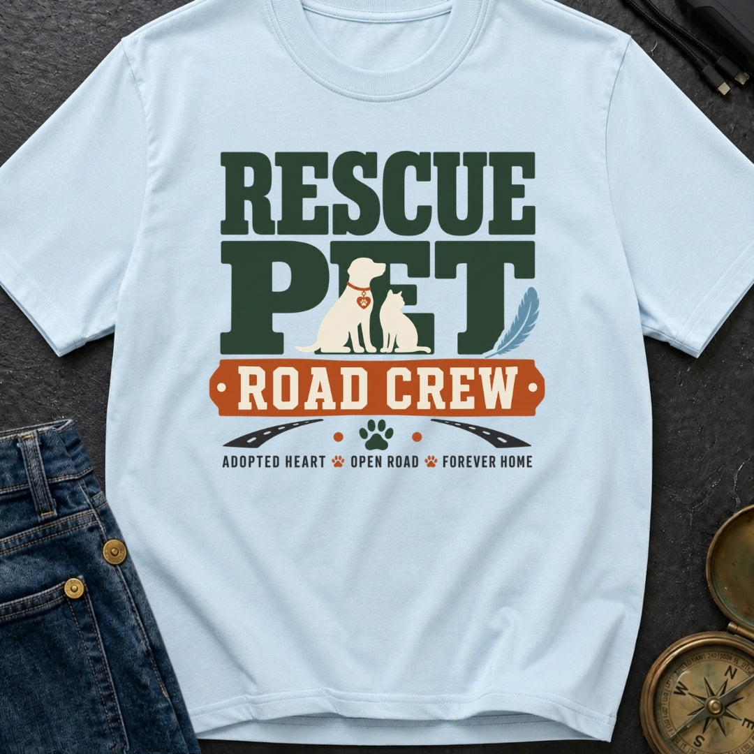 Rescue Pet Road Crew - T-Shirt