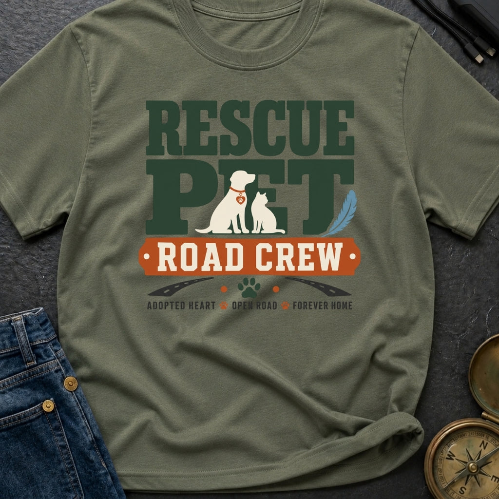 Rescue Pet Road Crew - T-Shirt