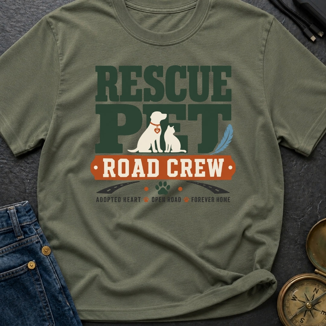 Rescue Pet Road Crew - T-Shirt