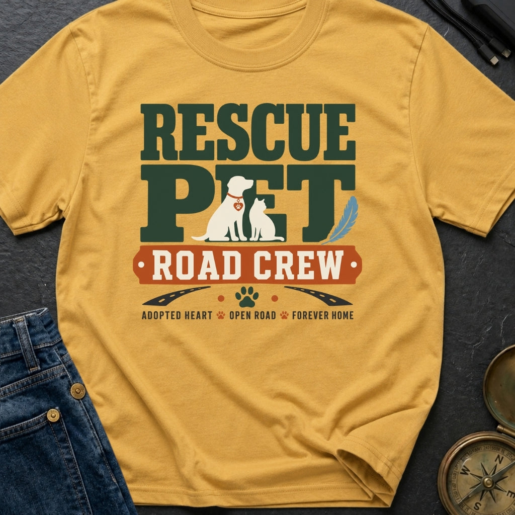 Rescue Pet Road Crew - T-Shirt