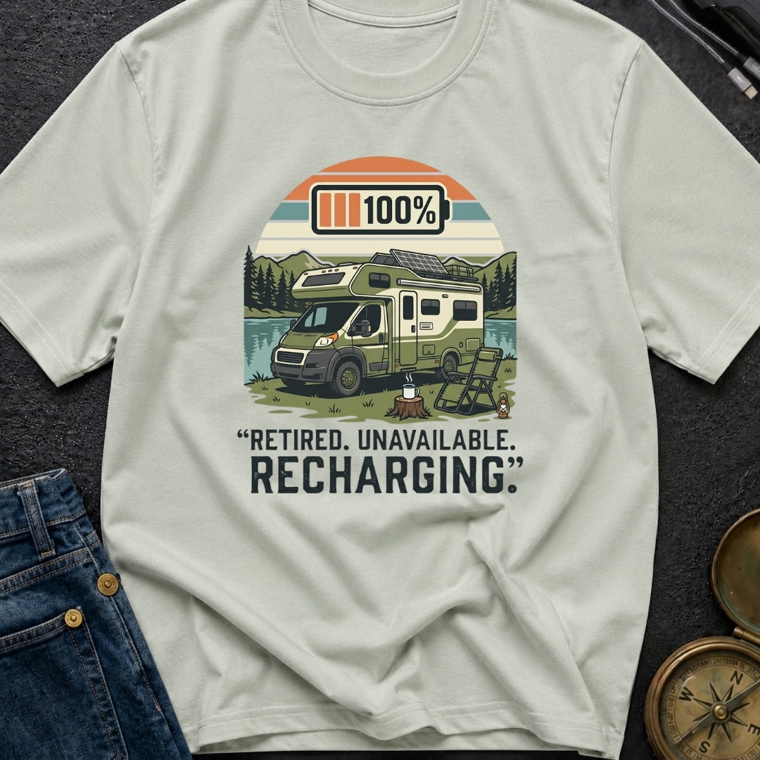 Retired Unavailable Recharging - T-Shirt