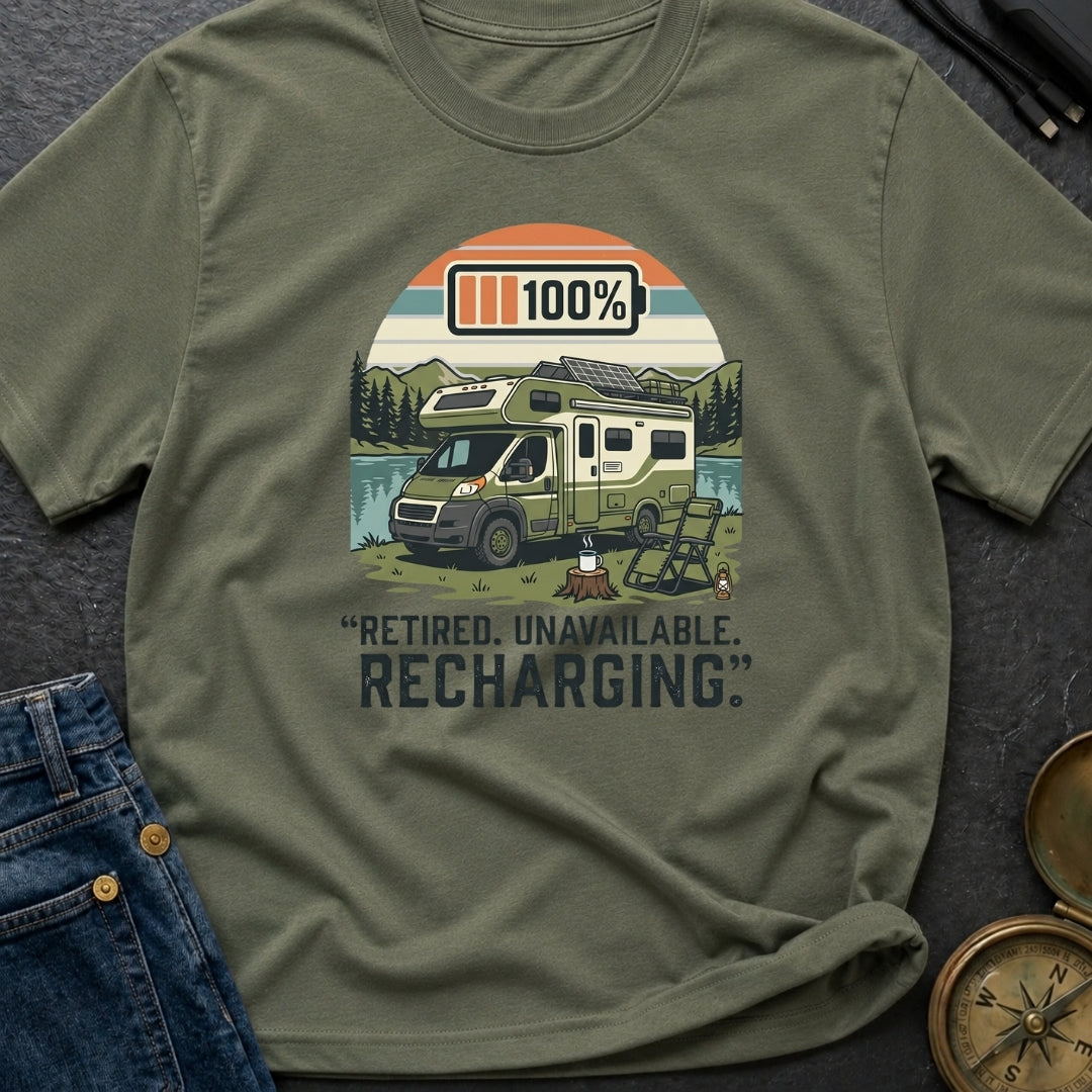 Retired Unavailable Recharging - T-Shirt