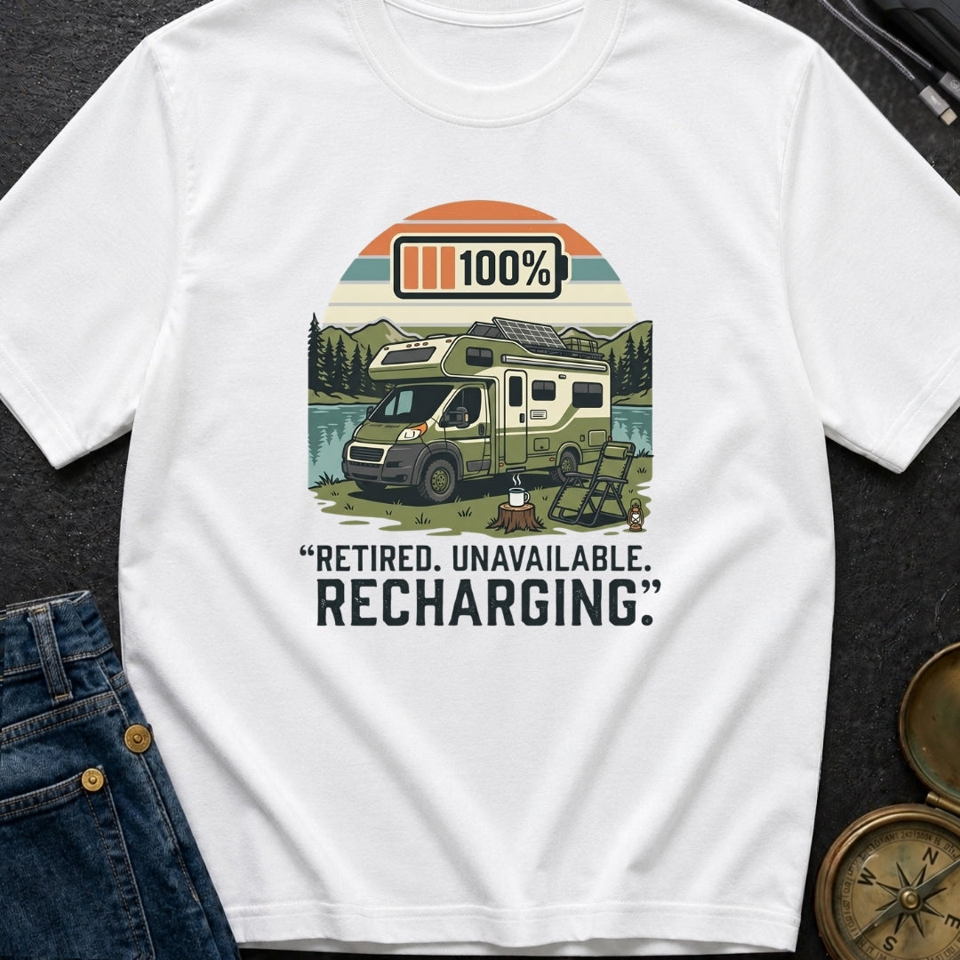 Retired Unavailable Recharging - T-Shirt