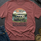 Retired And Recharging - T-Shirt