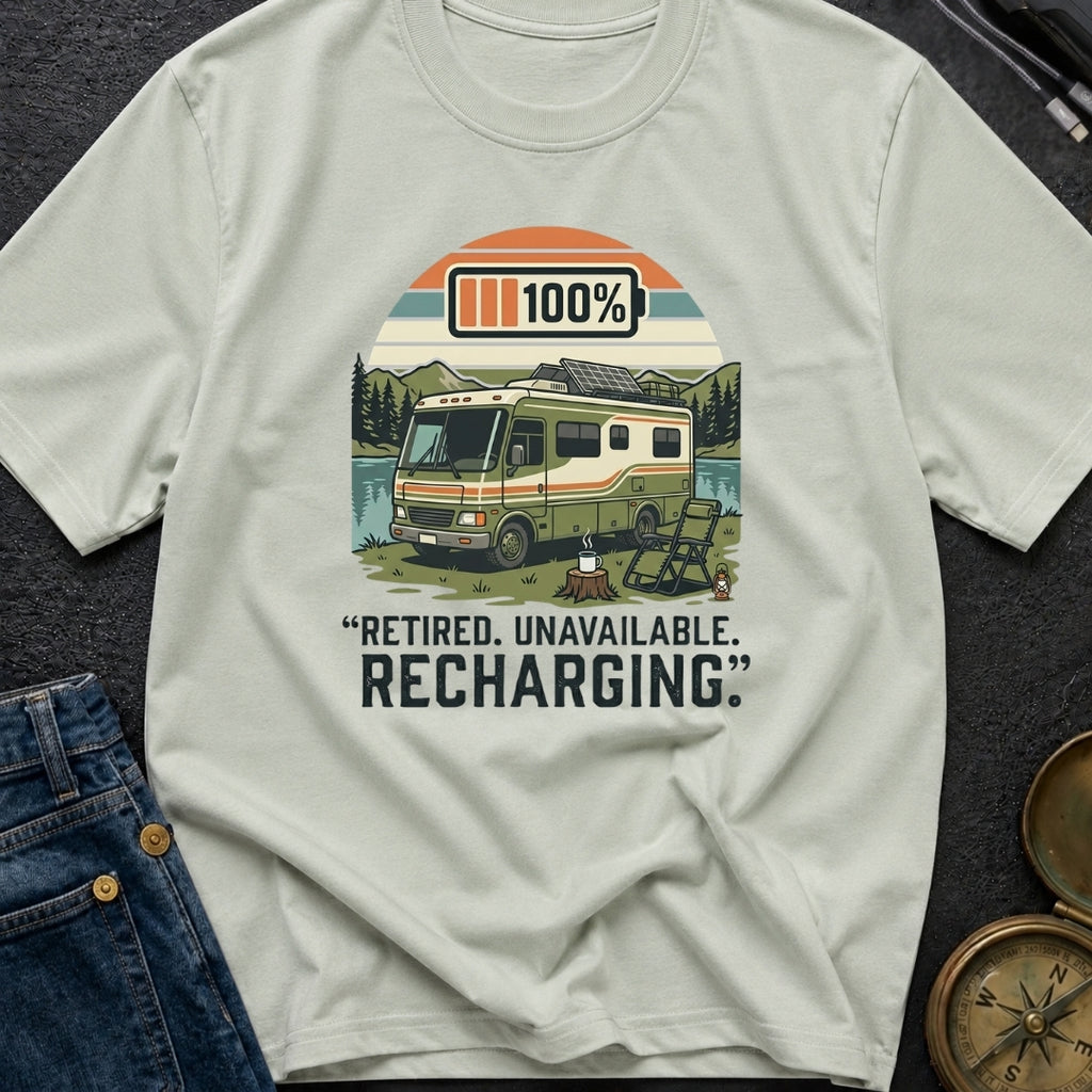 Retired Unavailable Recharging - T-Shirt