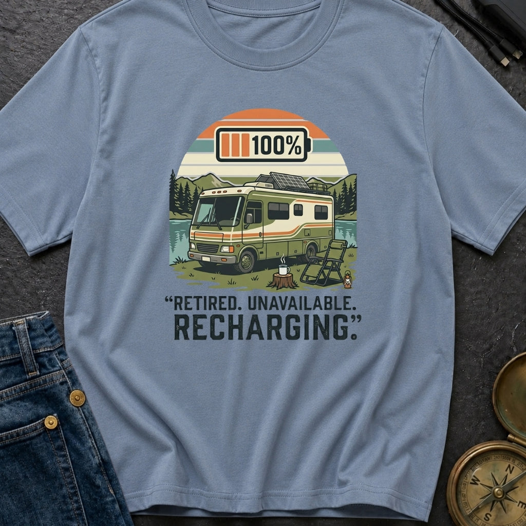 Retired Unavailable Recharging - T-Shirt