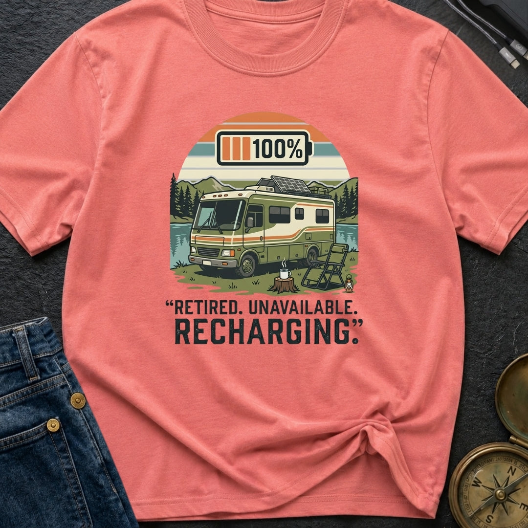 Retired Unavailable Recharging - T-Shirt