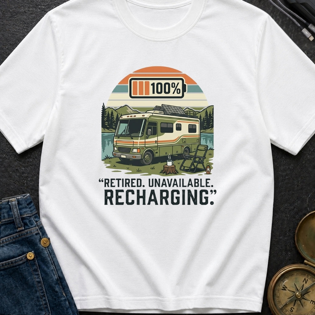 Retired Unavailable Recharging - T-Shirt
