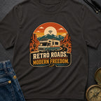Retro Roads Modern Freedom - T-Shirt