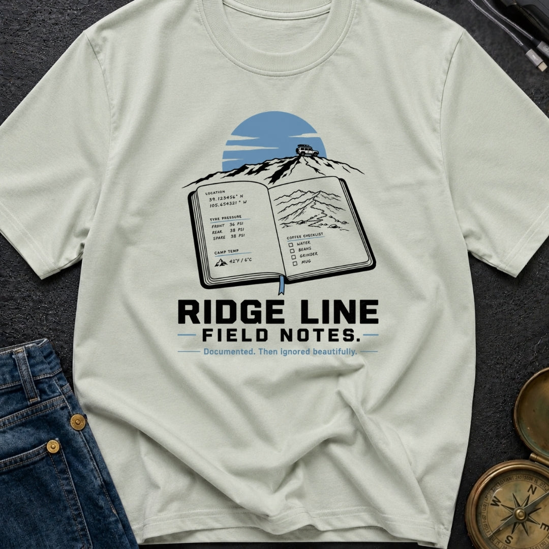 Ridge Line Field Notes - T-Shirt